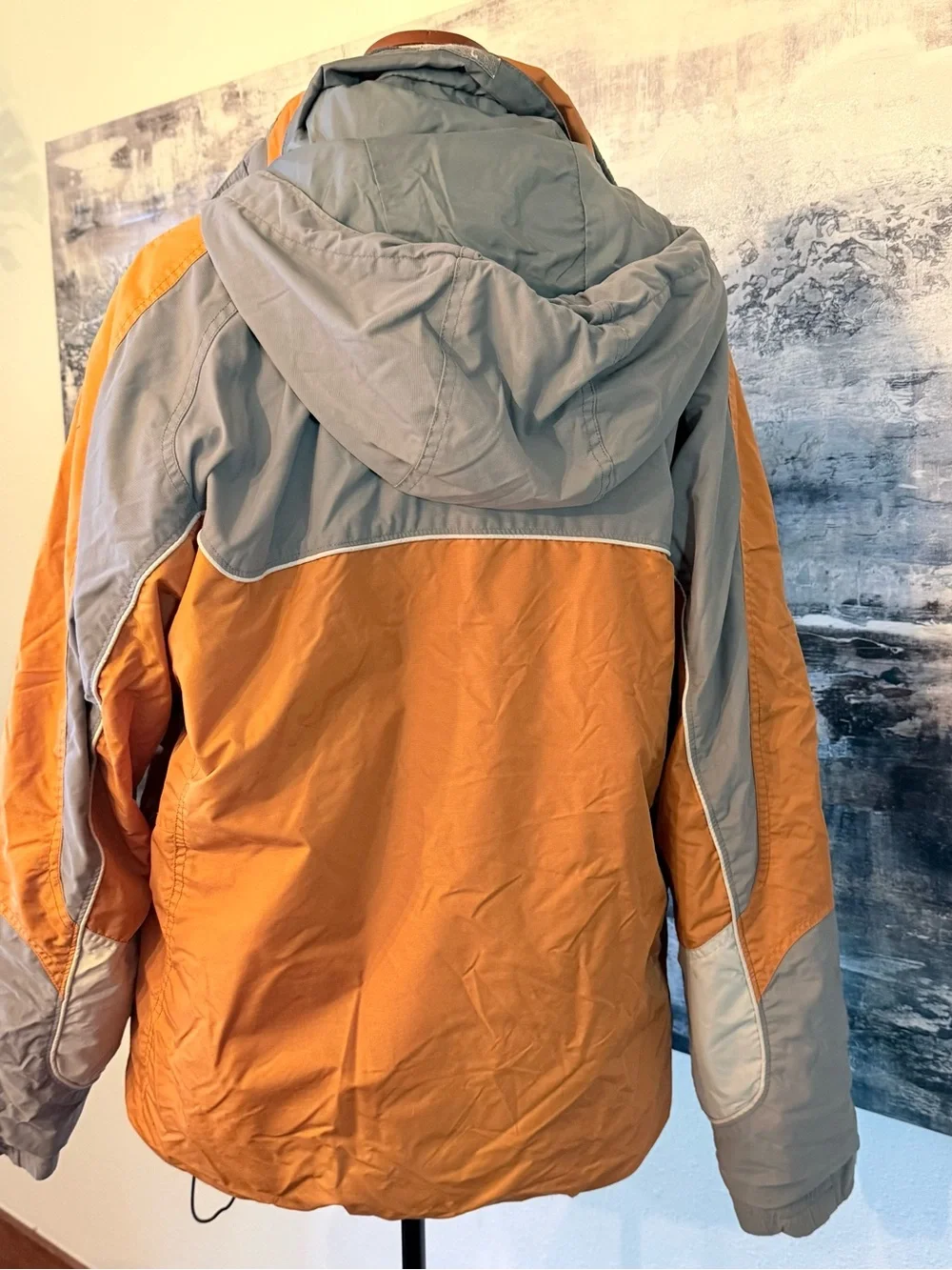 Columbia Core Interchange 3-way winter jacket coat orange/charcoal men’s med H